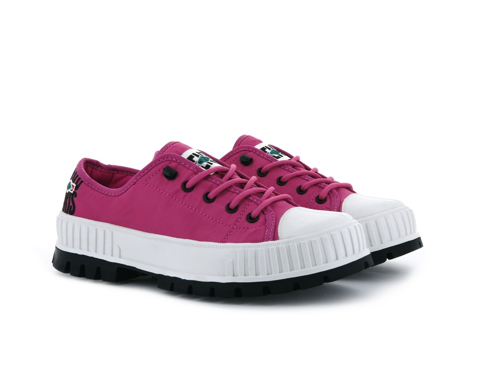 Zapatos Bajos Palladium PALLASHOCK LOW BY KENZO Mujer Rosas | Costa Rica-45913